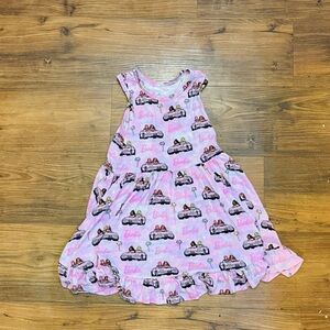 Posh Peanut Pink Cruisin Barbie Car Dress